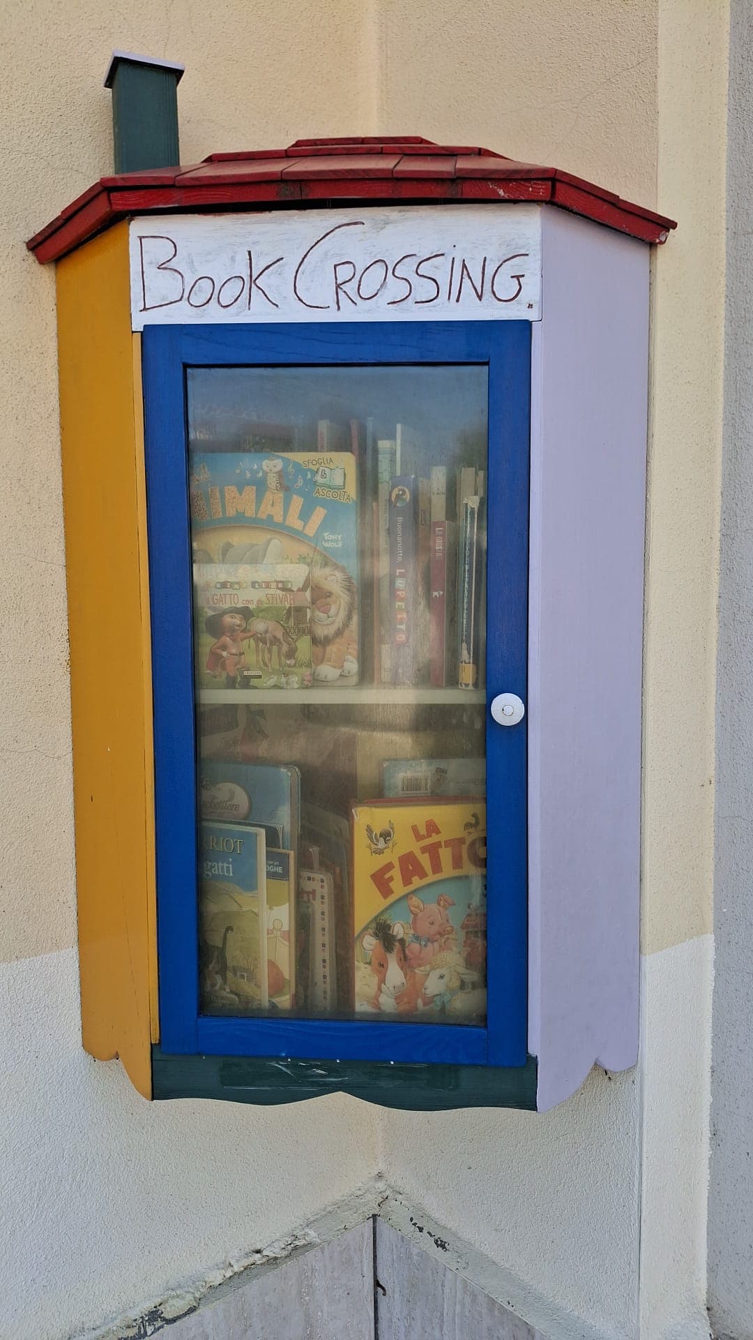 il bookcrossing all'ingresso