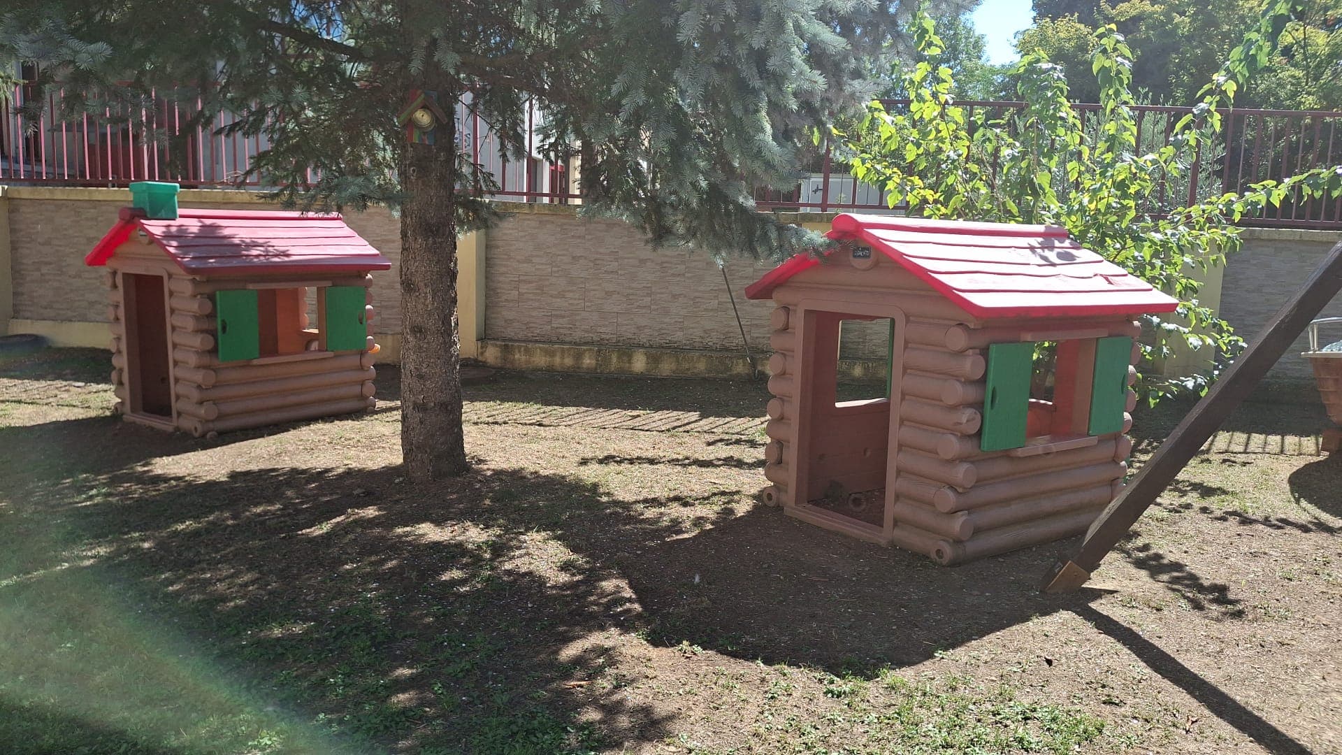 le casette in giardino