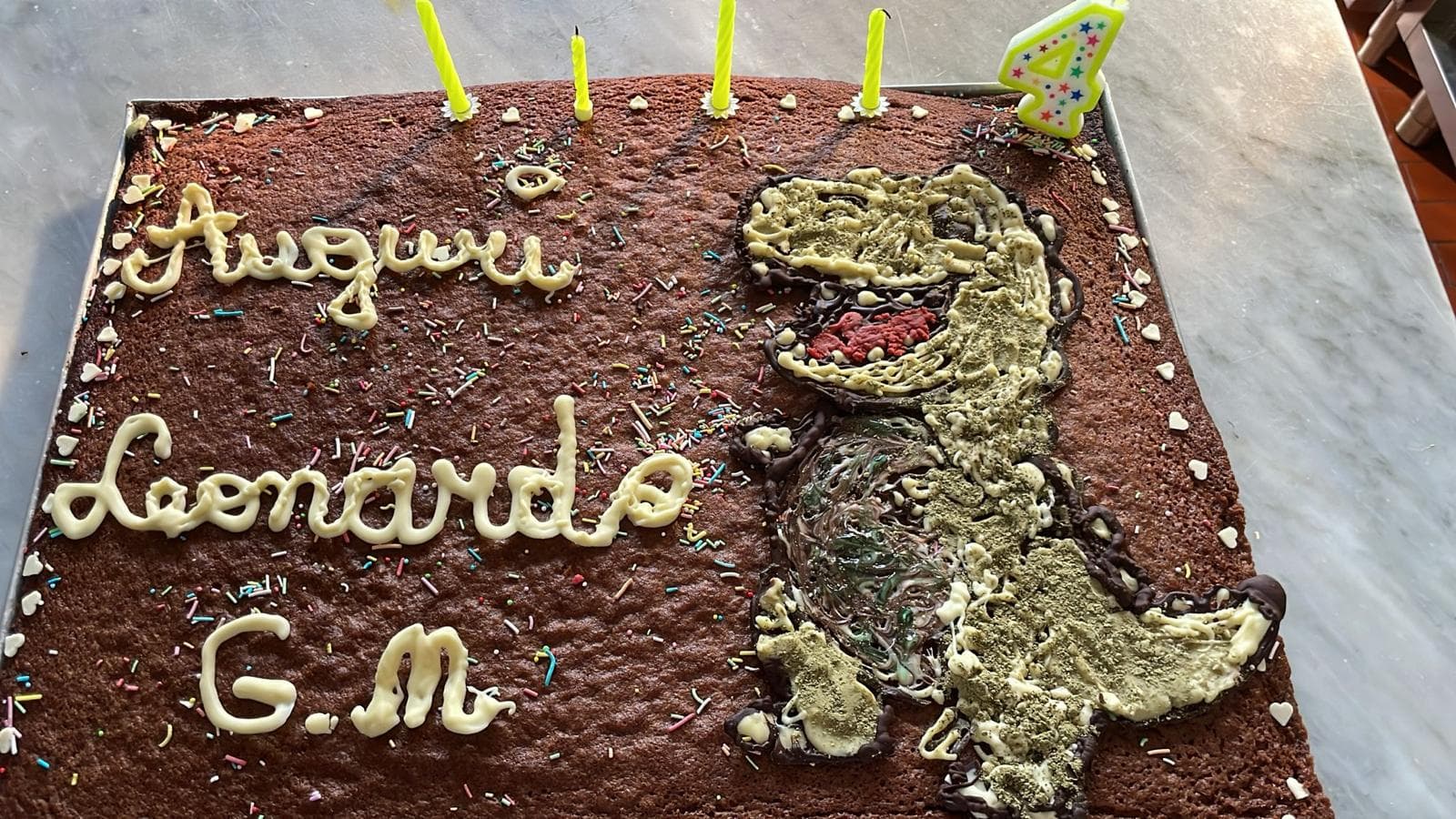 torta dinosauri